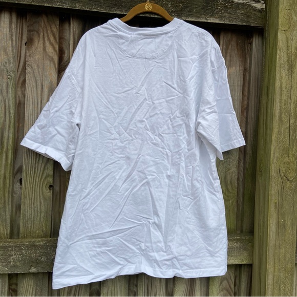 Ahluwalia White Graphic Cotton Tee - Picture 4 of 5